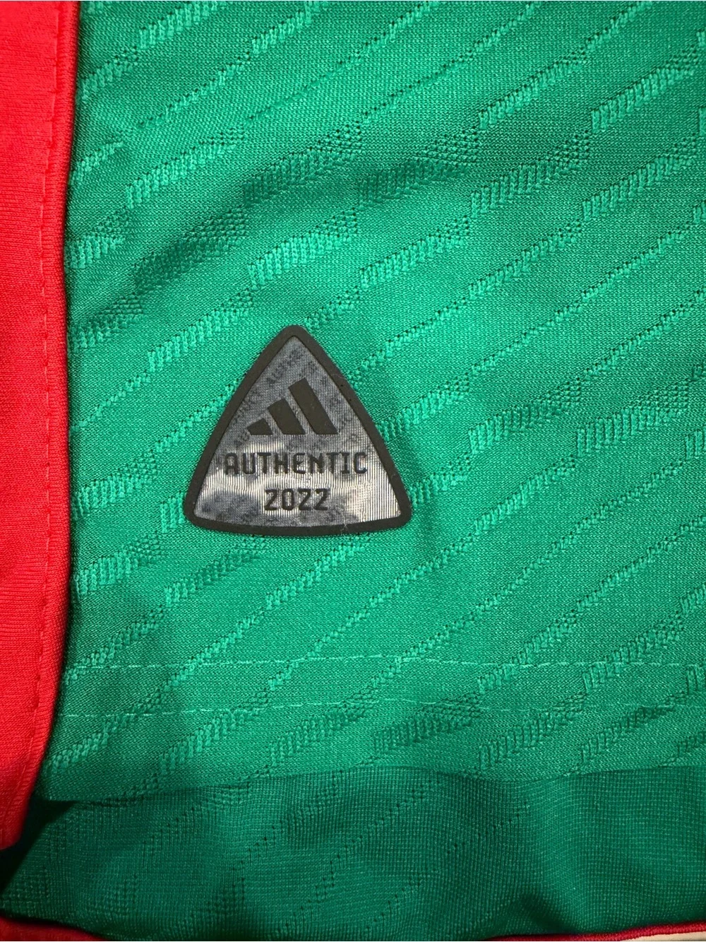Adidas Mexico Green Soccer Jersey with Red Accent Crest
